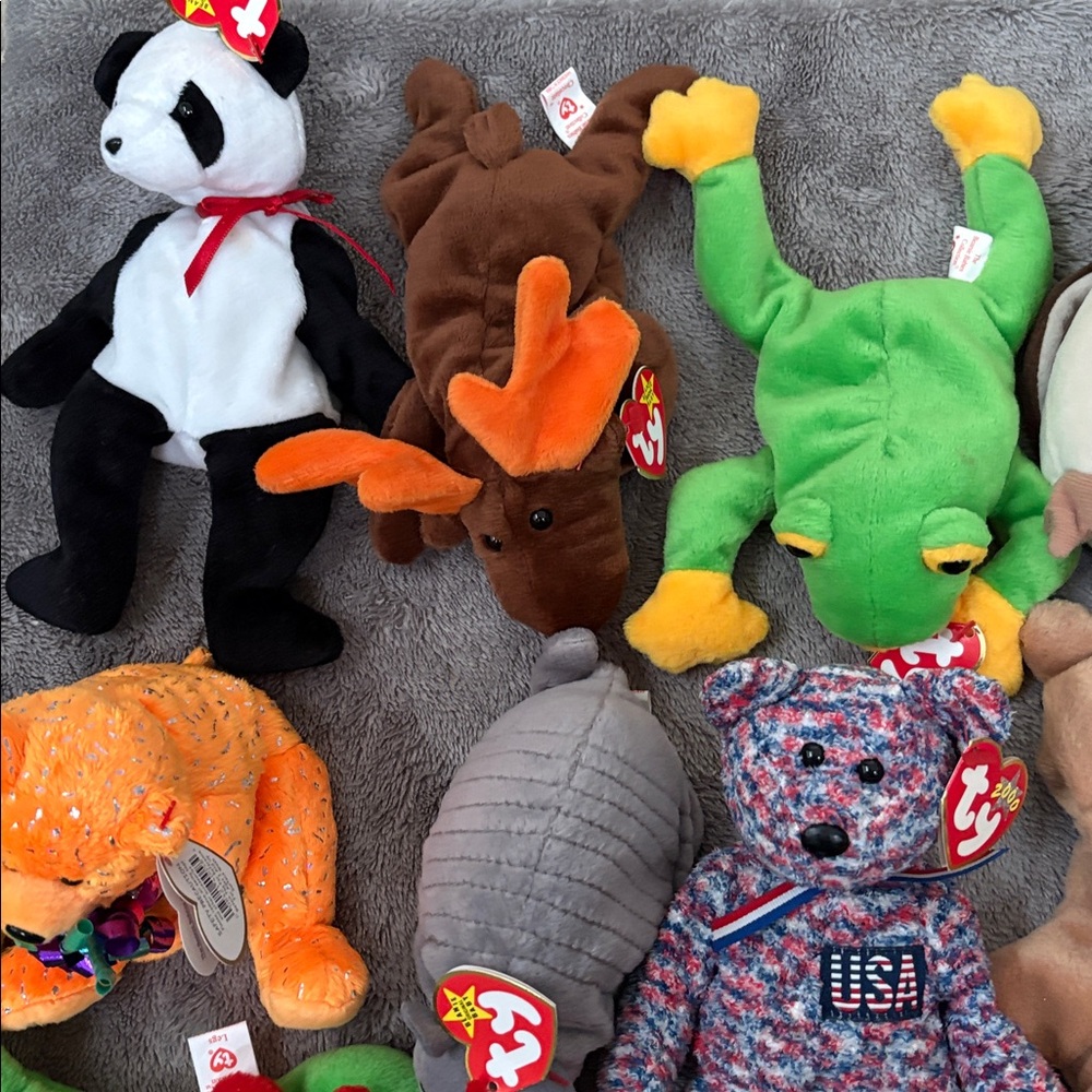 Ty Beanie Babies- Stuffed Animal Collection - Multicolor- set of 25 - Picture 6 of 7